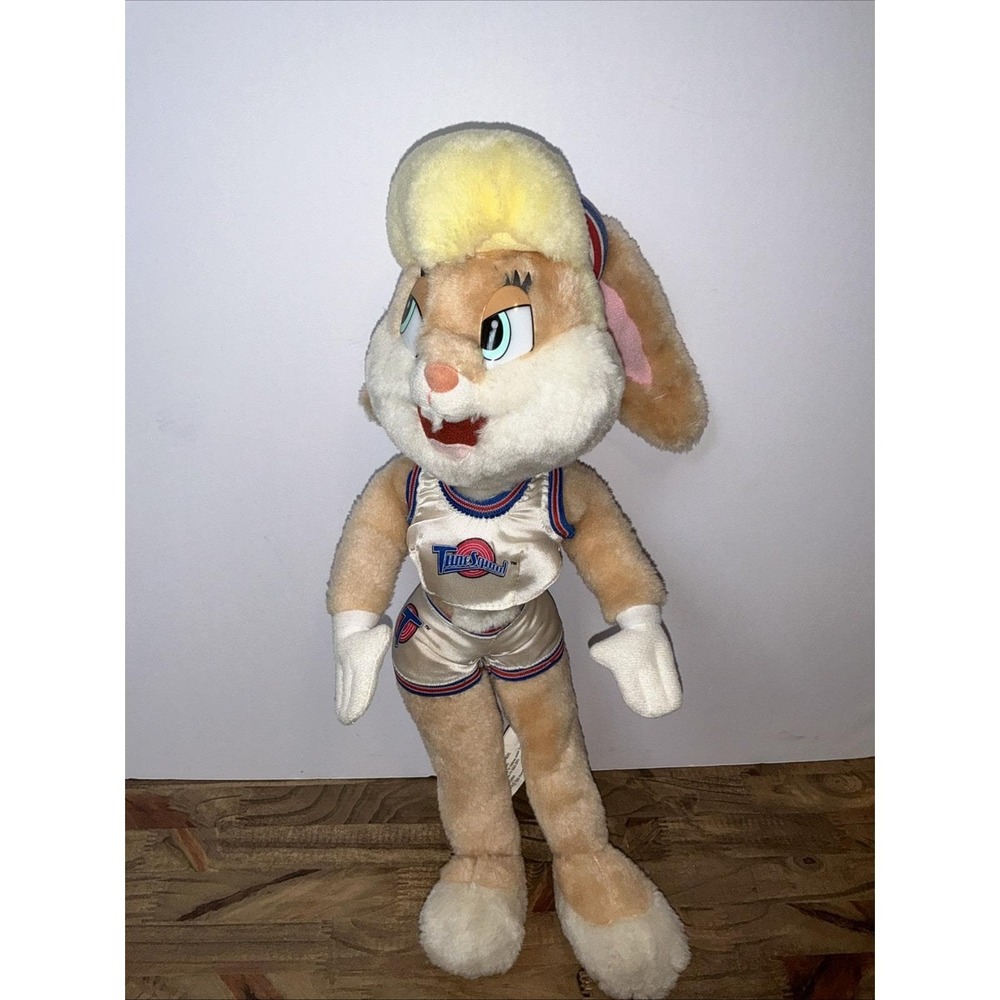 Vintage 1996 Space Jam Lola Bunny Tune Squad Plush Warner Bros Stuffed Animal 17